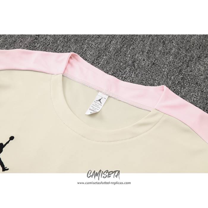 Chandal del Paris Saint-Germain Jordan 2024-2025 Manga Corta Amarillo - Pantalon Corto